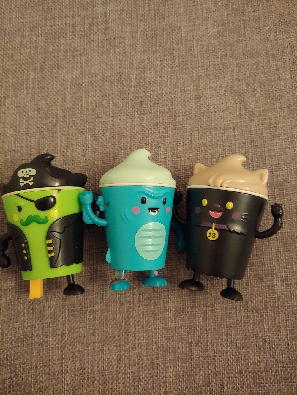Wendy's Frosty Fright Toy Figures Lot Of 3
